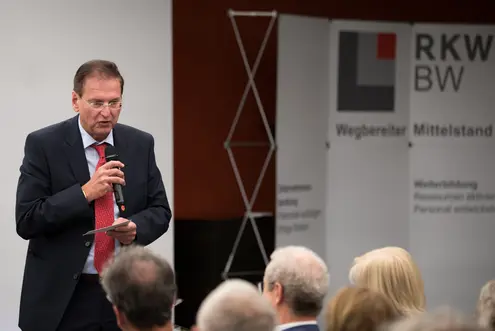 Verabschiedung Albrecht Fridrich beim RKW Forum 2018 